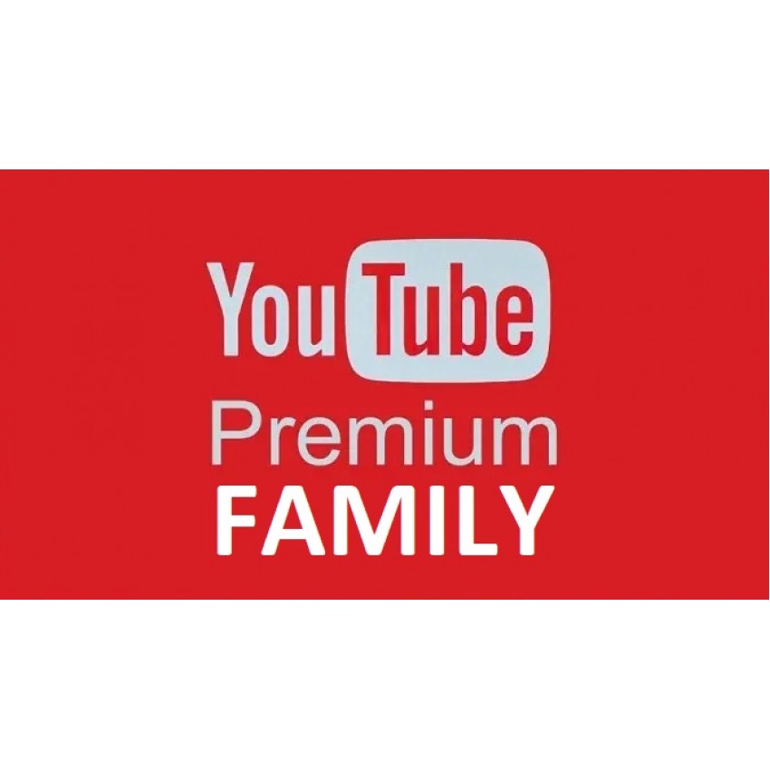 Youtube Premium Family Turkey (1 Year)