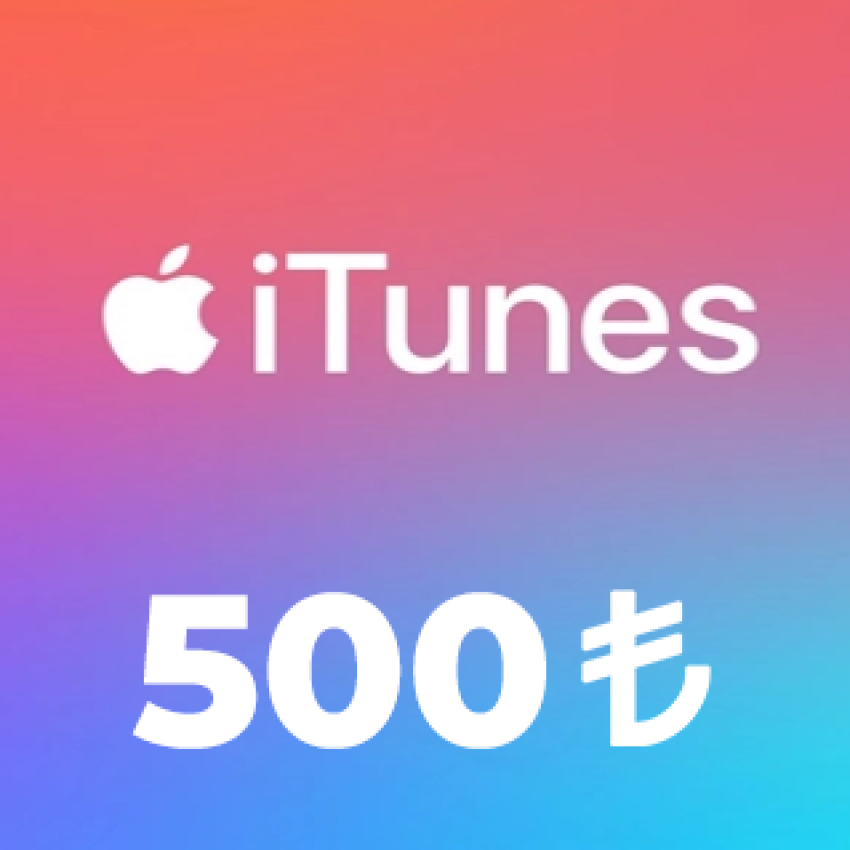 Apple iTunes Gift Card 500 TL iTunes TURKEY