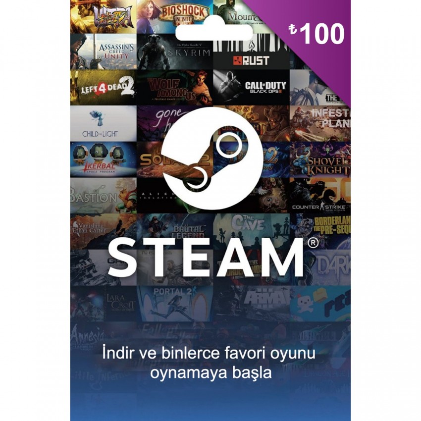 Steam Gift Card 100 TRY