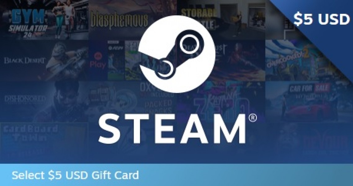 Steam 5 $ (MENA)