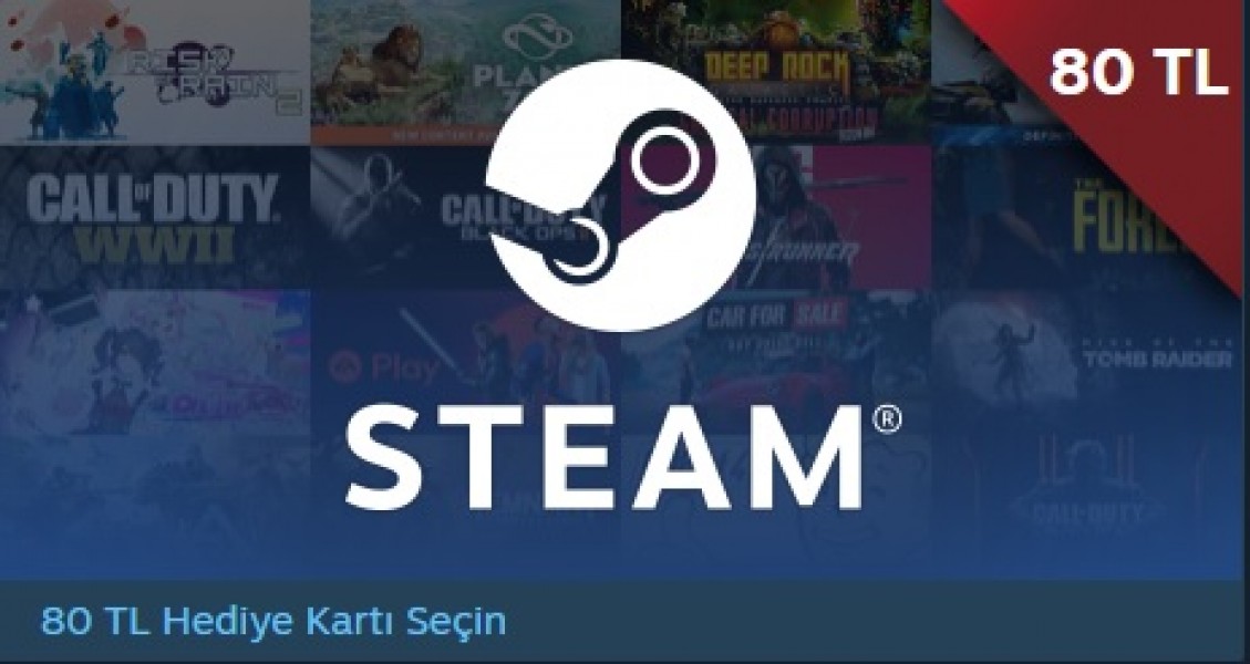 Steam Gift Card 80 TRY