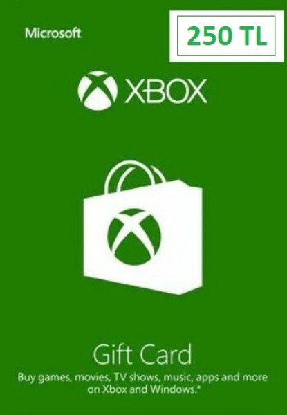 Xbox Live Gift Card 250 TL