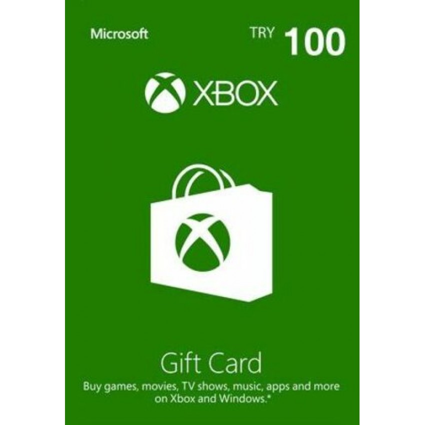 Xbox Live Gift Card 100 TL